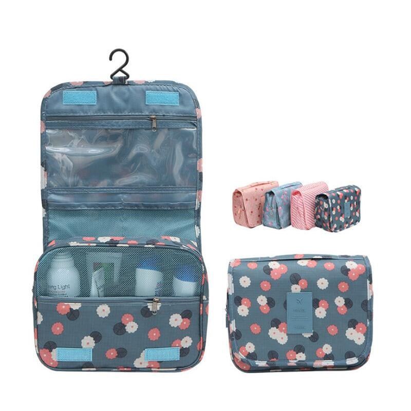 GENERICO - Organizador Cosmetiquera Bolso Maquillaje Neceser Viaje Color azul