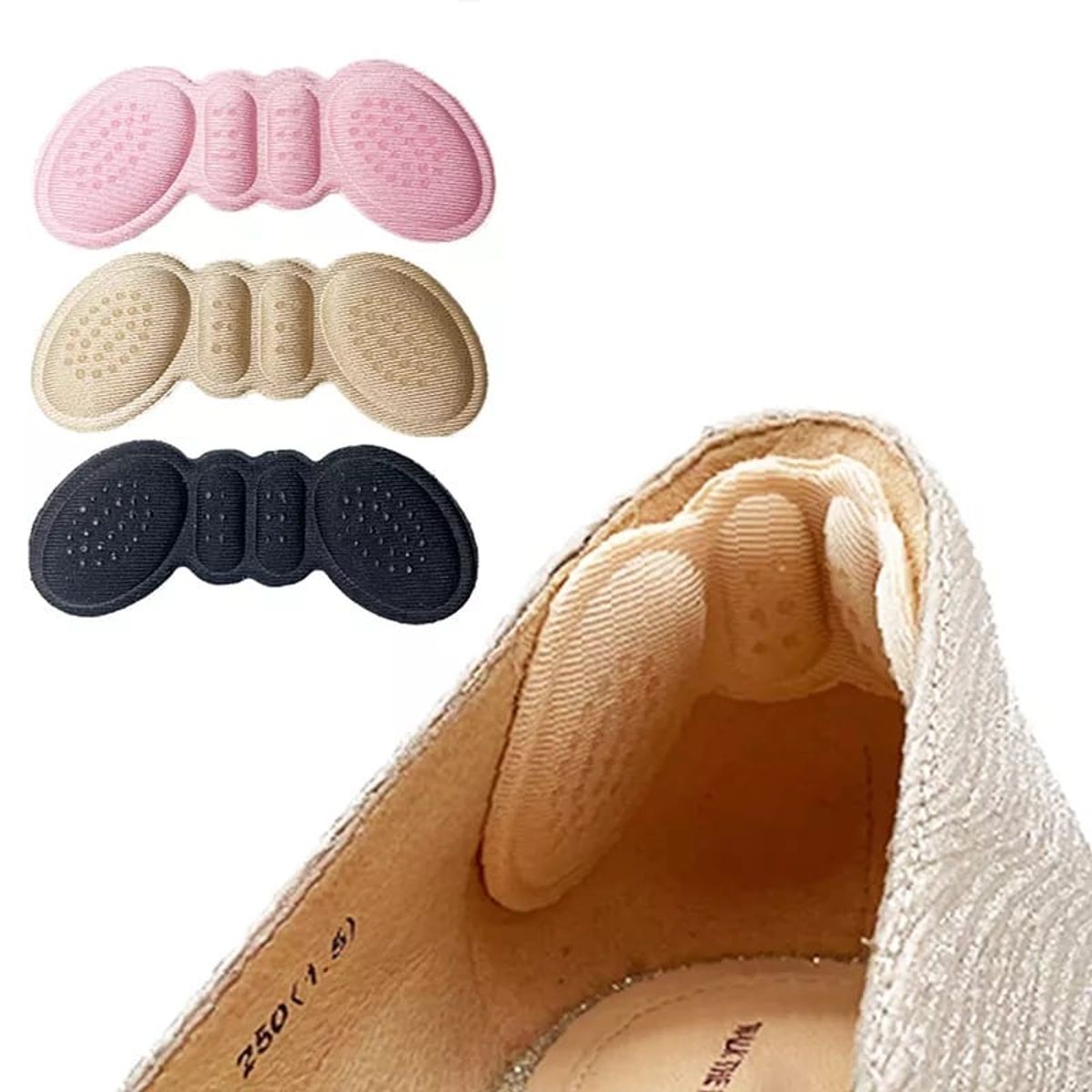 GENERICO - 6 Almohadillas Plantillas Protector Talon Tacones Zapatos Ya