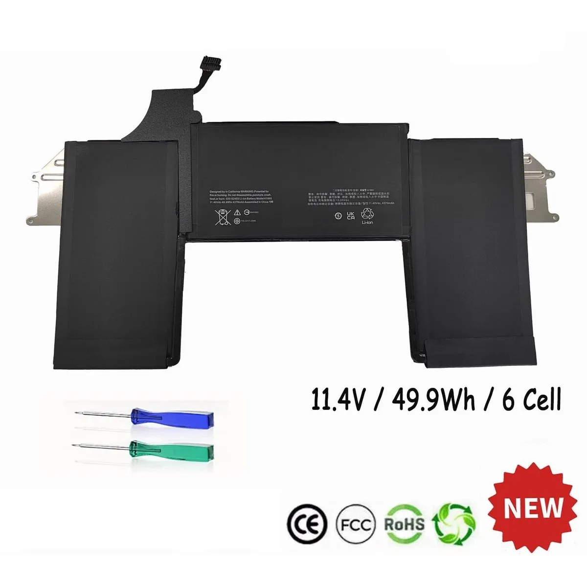 GENERICO - Bateria A1965 A1932 A2179 Macbook Air Retina 13 13