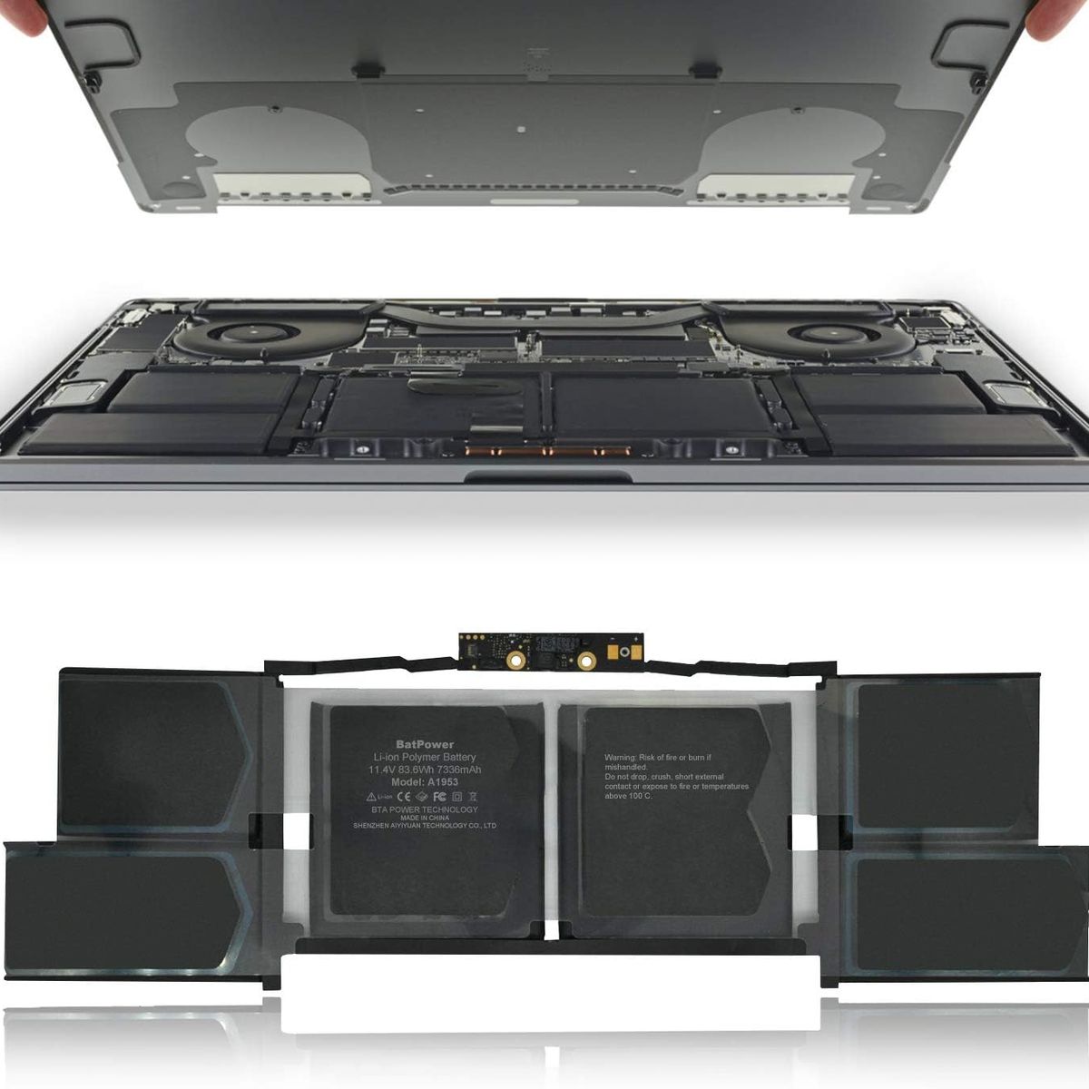 GENERICO - Bateria A1953 Macbook Pro 15 A1990 2018 2019