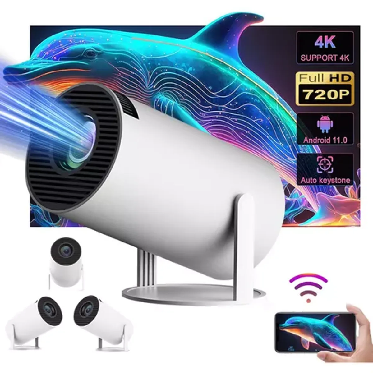 GENERICO - Proyector Ultra 4K HD HY300