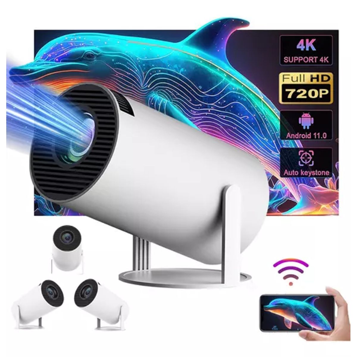 GENERICO - Proyector Ultra 4K HD HY300