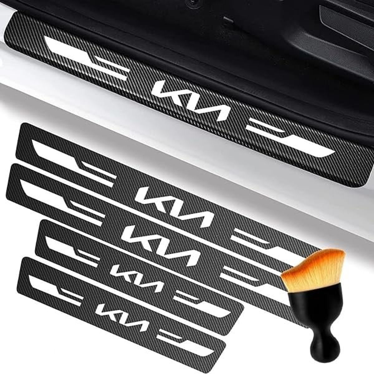 GENERICO - accesorios kia seltos soluto sonet sticker protector puertas