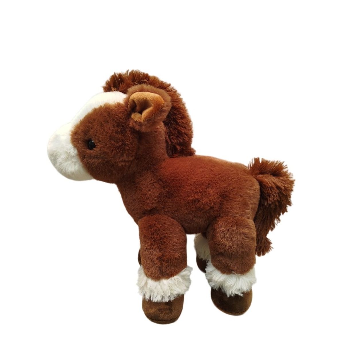 GENERICO - Peluche Caballo cafe 30 Cms + Perfumado