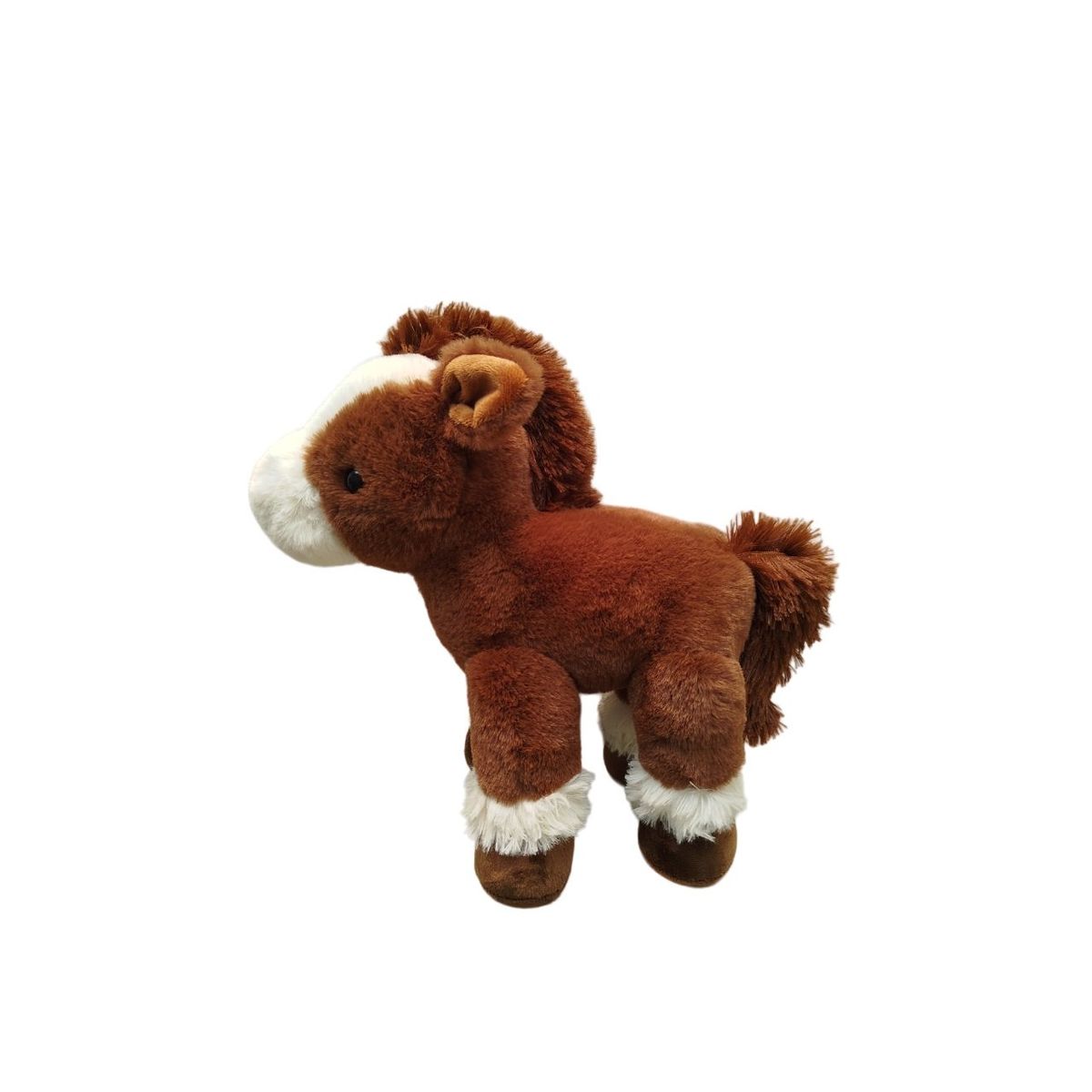 GENERICO - Peluche Caballo cafe 30 Cms + Perfumado