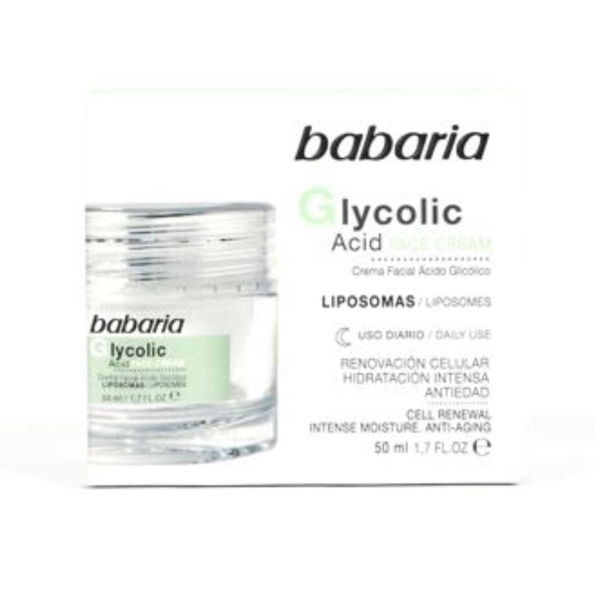 BABARIA - Crema Facial Babaria Glycolic Acid X 50ml