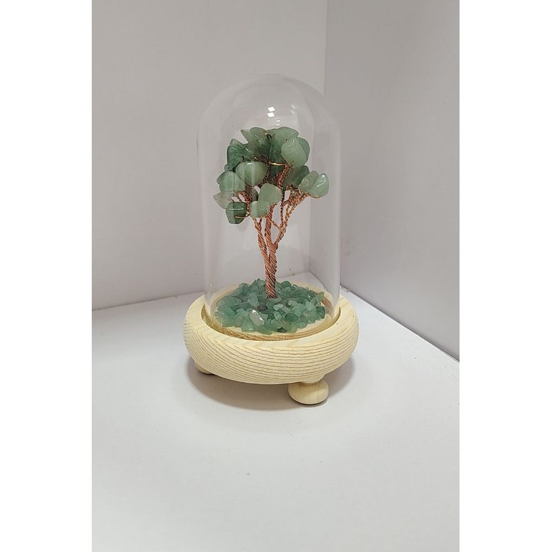 GENERICO - ARBOL DE CUARZO EN CAPSULA DE CRISTAL A-005
