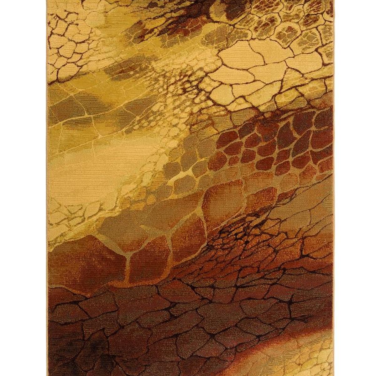 MITAPETE COM - Tapete Decoratico moderno 120 X 170cms Terracota