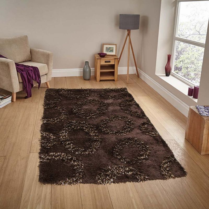 MITAPETE COM - Tapete Decorativo Moderno 133 X 190 cms Café
