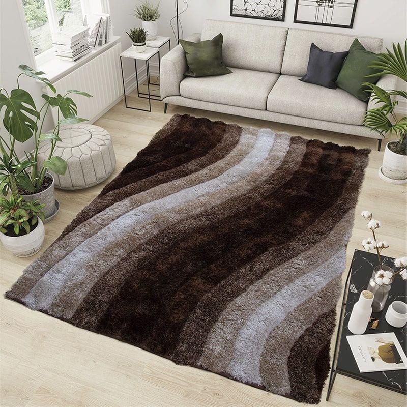MITAPETE COM - Tapete Alfombra 3D 120 X 170cms Cafe