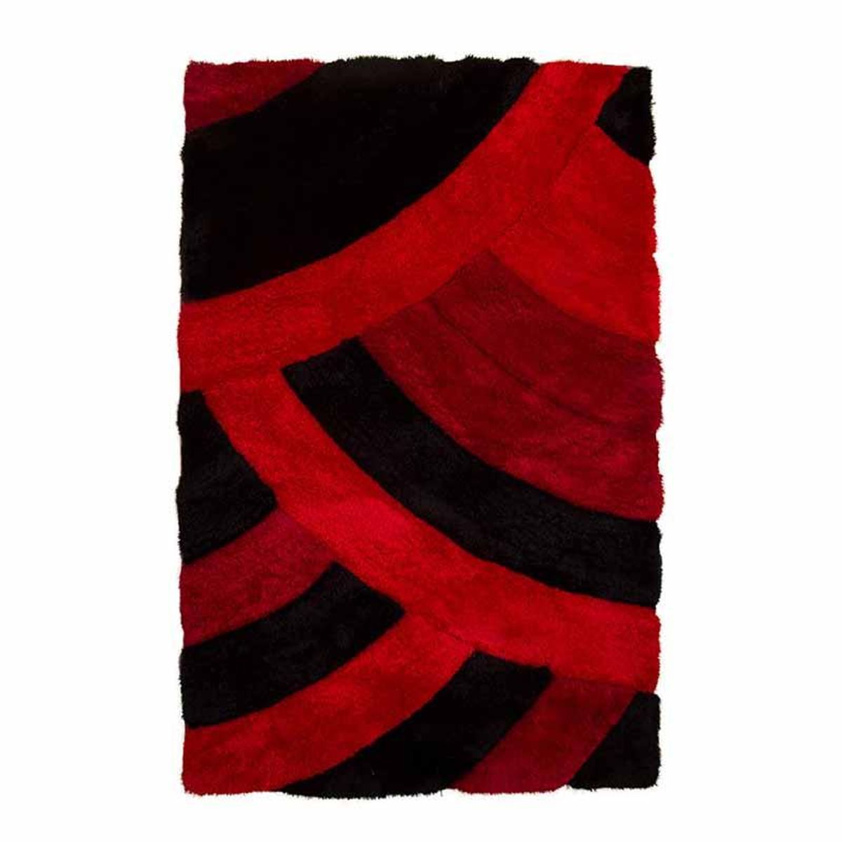 MITAPETE COM - Tapete Alfombra 3D 120 X 170cms Rojo Negro