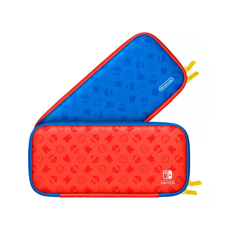 GENERICO - Nintendo Switch Oled Estuche Super Mario Wonder Azul.