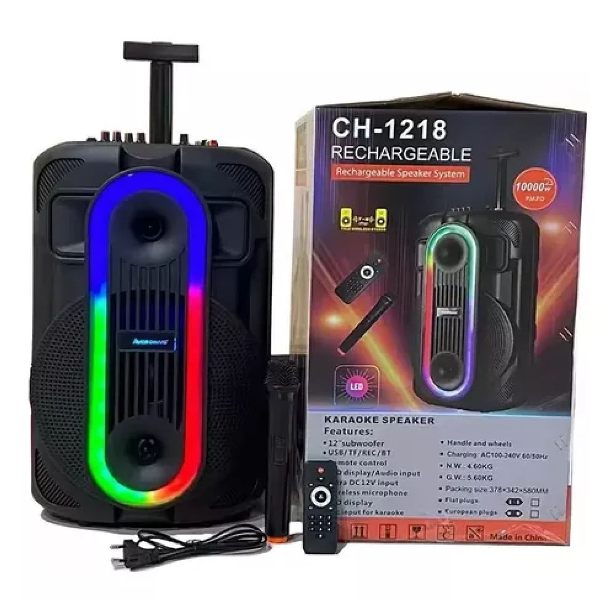 GENERICO - PARLANTE CABINA  CON MICROFONO CH-1218