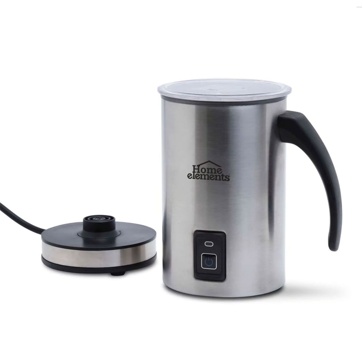 HOME ELEMENTS - Espumix Vaso Espumador Acero Inoxidable 400 ml Home Elements