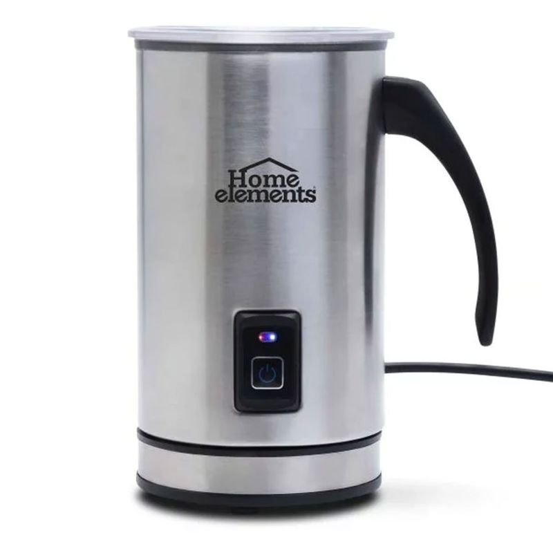 HOME ELEMENTS - Espumix Vaso Espumador Acero Inoxidable 400 ml Home Elements