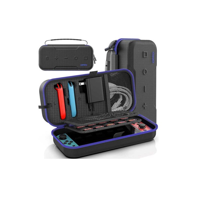 GENERICO - Estuche De Transporte Compatible Con Nintendo Switch/Oled  Azul.