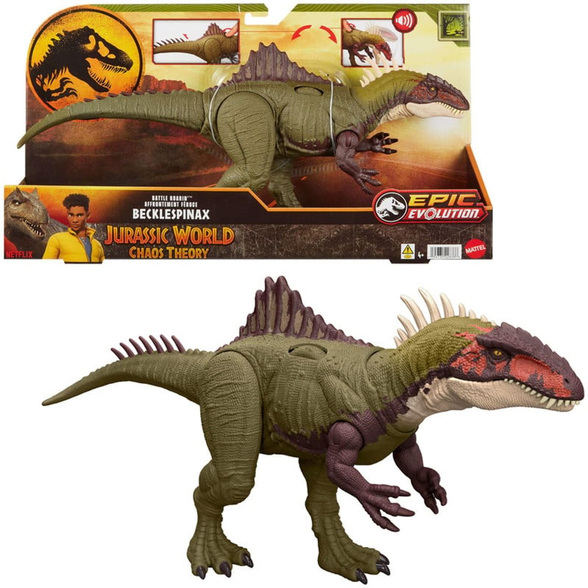 JURASSIC WORLD - Jurassic World Dinosaurio Rugido De Batalla Becklespinax