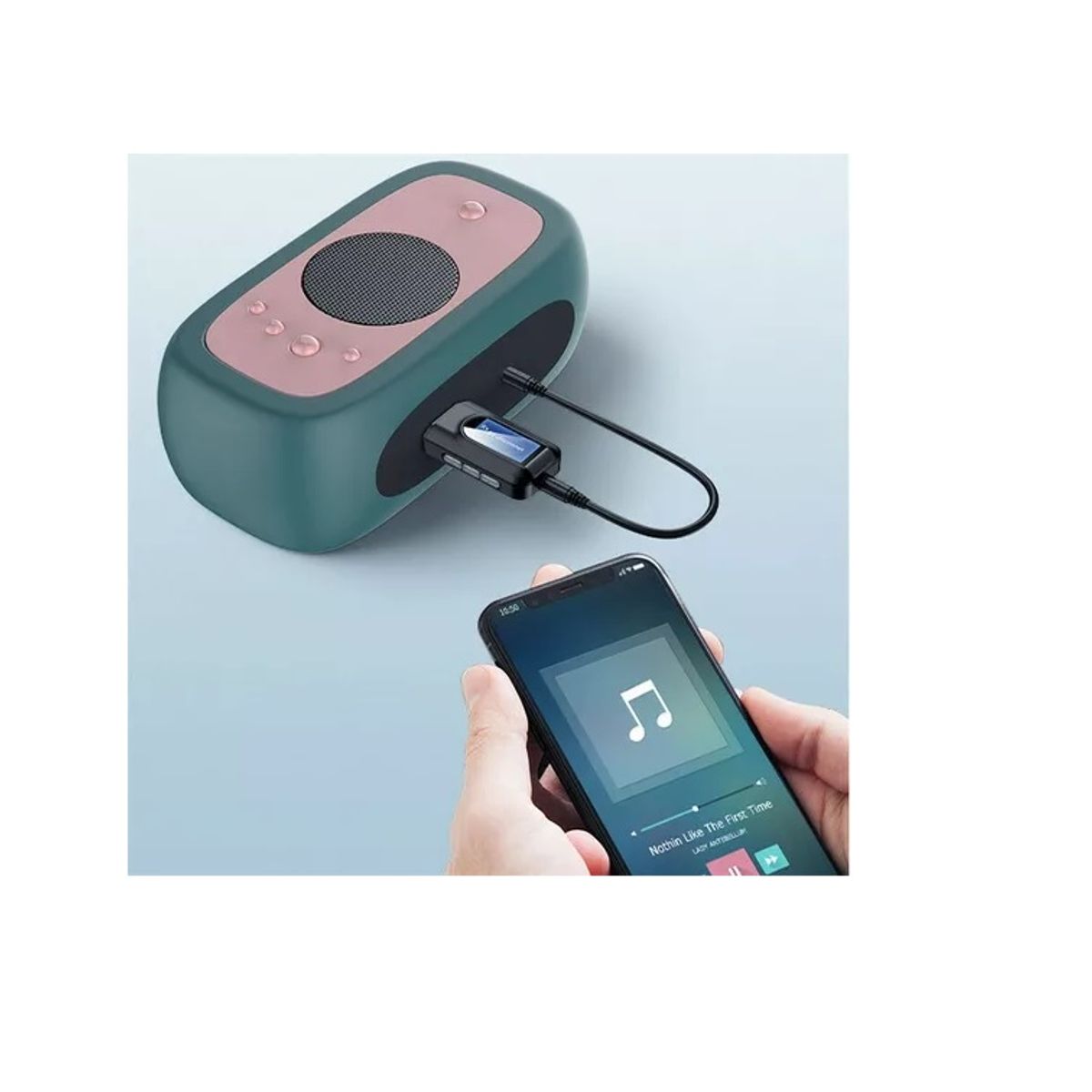 GENERICO - Transmisor Receptor Bluetooth LCD V 50 Televisor  Carro  Home Sonido