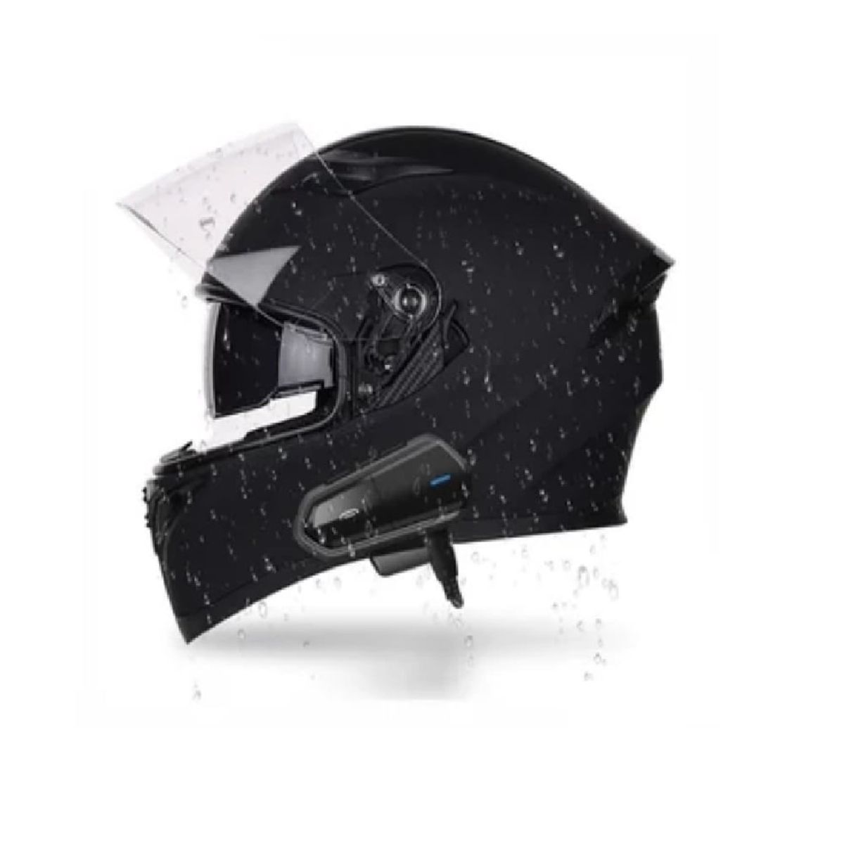 GENERICO - Audifonos Bluetooth para Moto Intercomunicador Radio FM Inalambrico