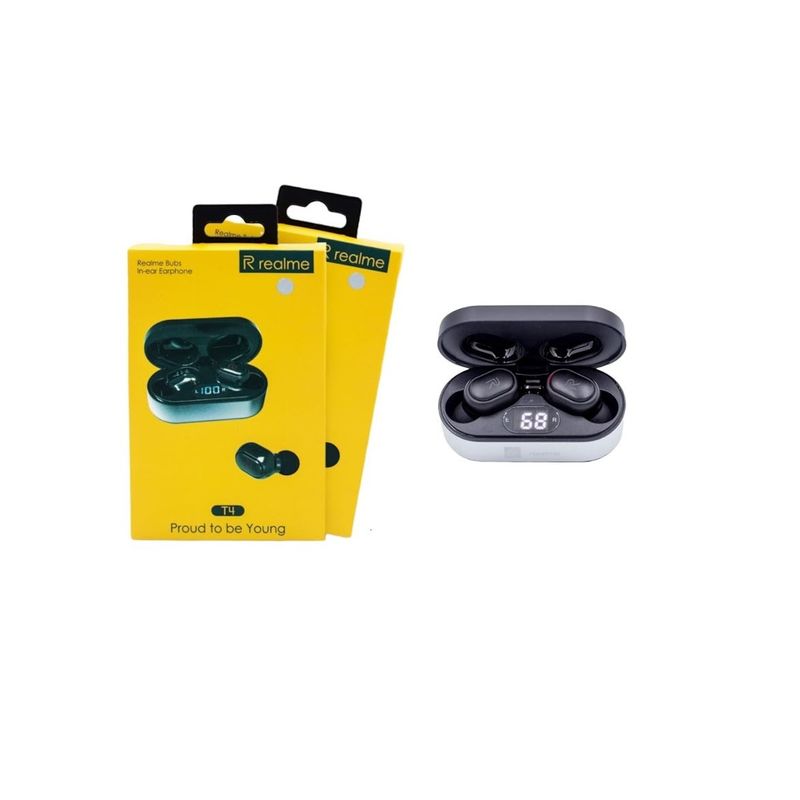 REALME - Audífonos in-ear inalámbricos Realme T4 Bluetooth 51 HD