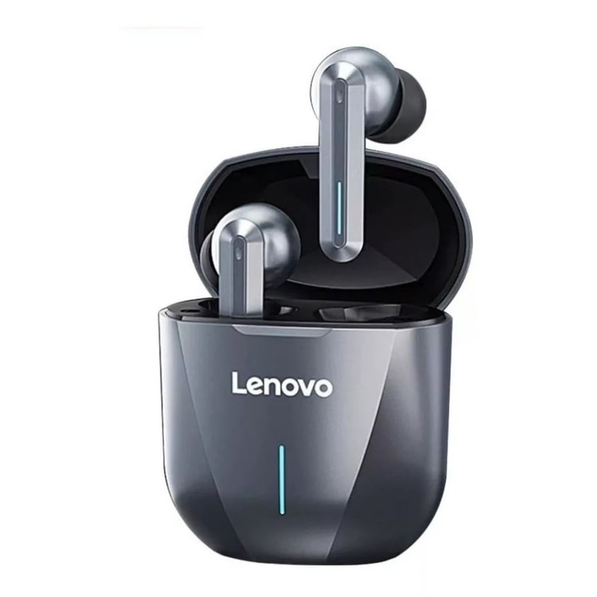 Lenovo - Audífonos Gamer inalámbricos Lenovo XG01 Negro con luz LED