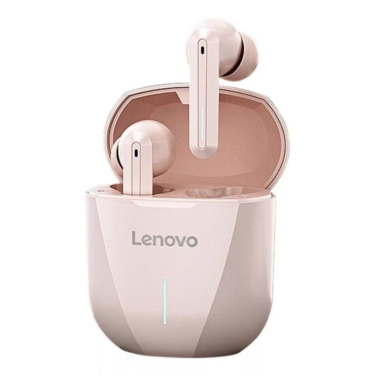 LENOVO - Audífonos Gamer inalámbricos Lenovo XG01 rosa con luz LED