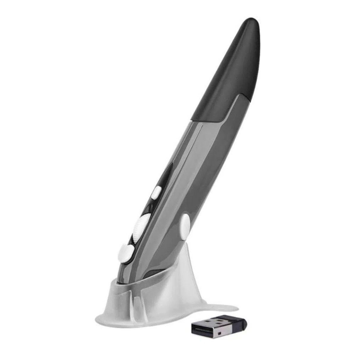GENERICO - Pen Mouse Inalámbrico Usb Tipo Lapiz Vertical 24g Soporte