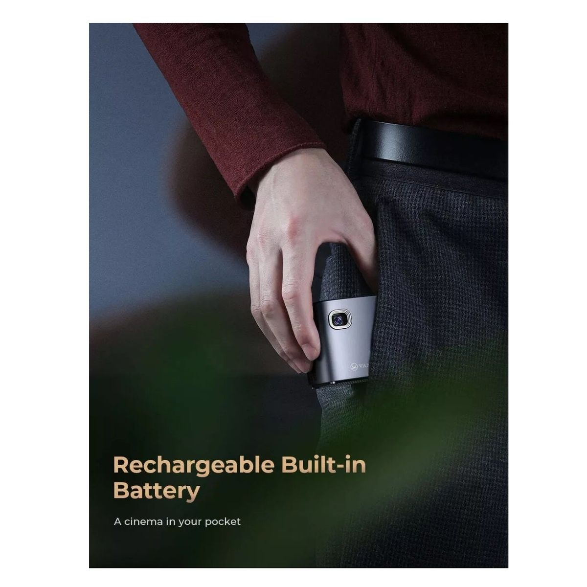 GENERICO - Proyector 9000 lumens Full Hd Apto Luz Día y Noche Videobeam