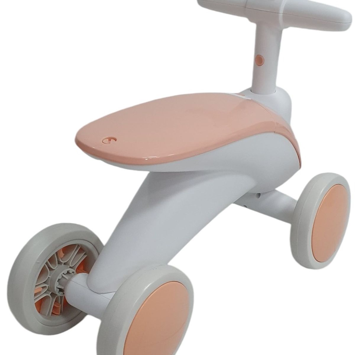 KIDSHOP - Carrito Impulso De Bebe Luces Y Sonido Coral-Blanco 6030