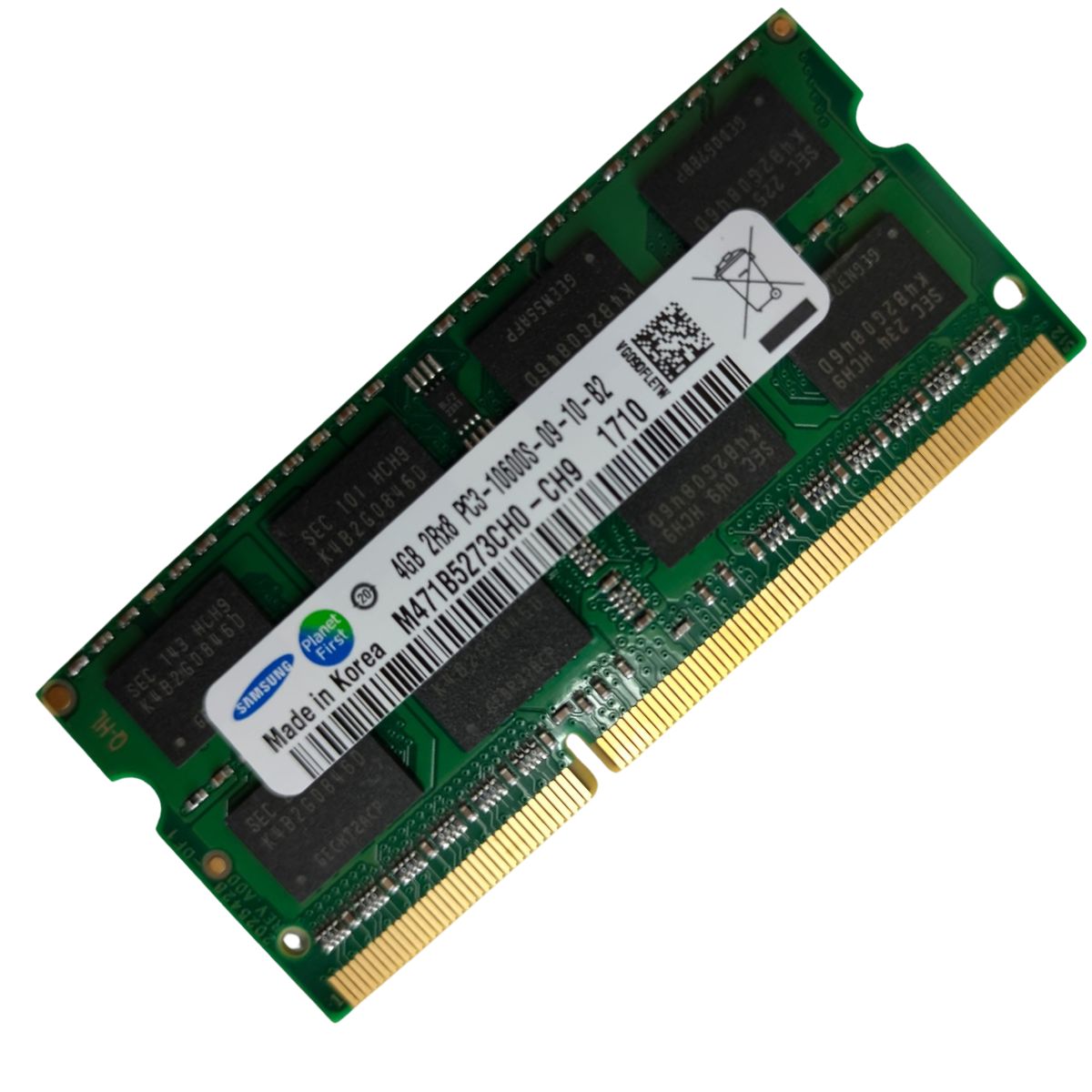 SAMSUNG - Memoria Ram Samsung Ddr3 4 Gb Pc3 10600 - 1333mhz Portatil