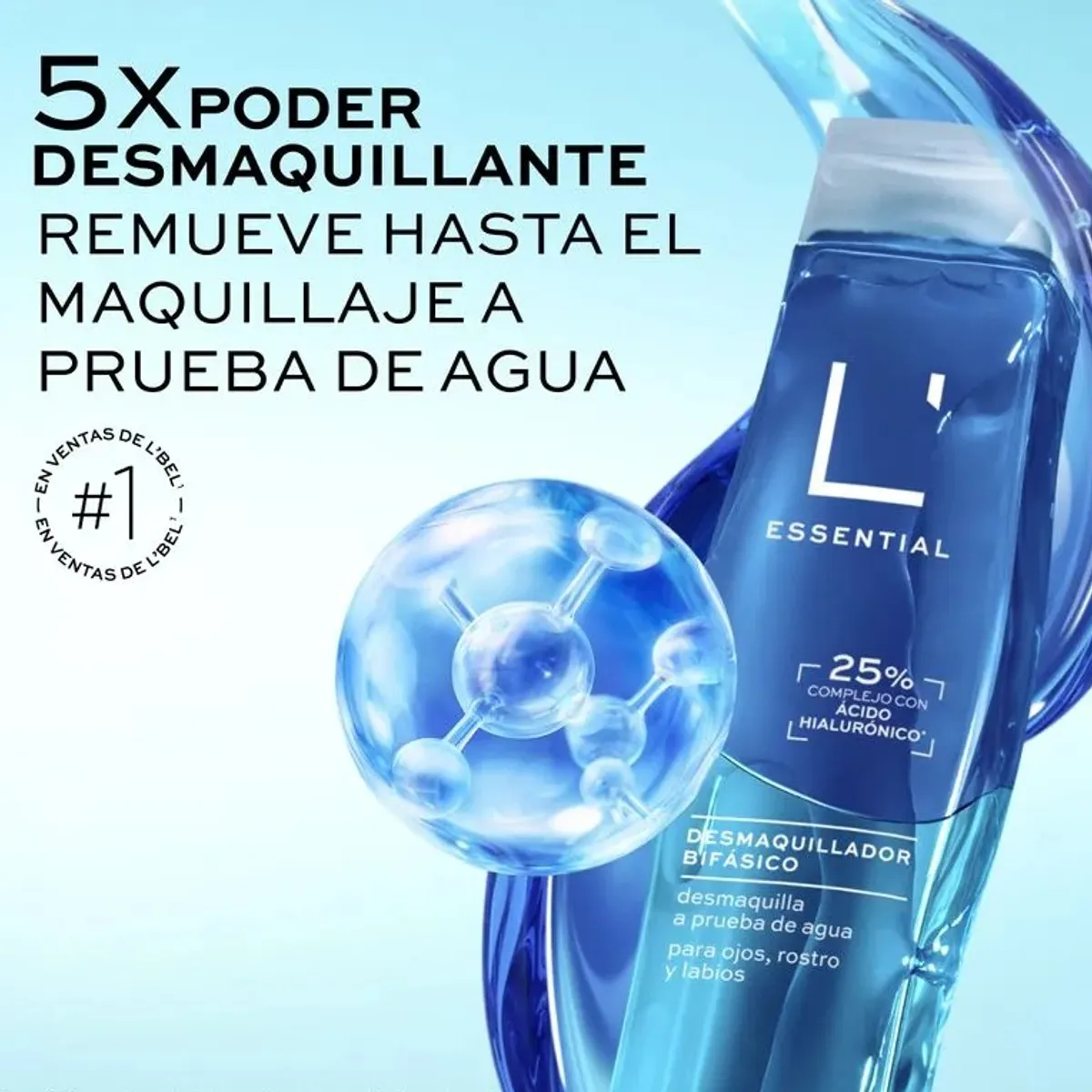 LBEL - Loción Desmaquillante Bifásica Essential Lbel 125 ml