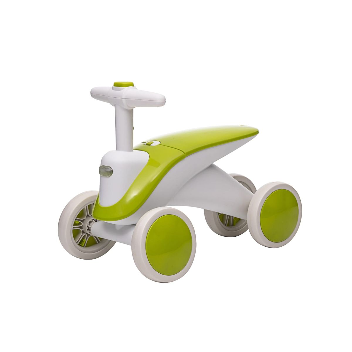 KIDSHOP - Carrito Impulso De Bebe Luces Y Sonido Verde-Blanco 6030