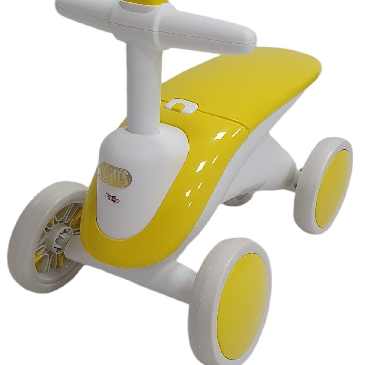 KIDSHOP - Carrito Impulso De Bebe Luces Y Sonido Verde-Blanco 6030