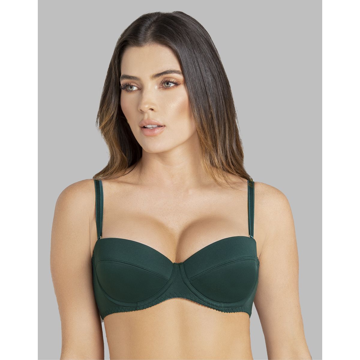 FORMAS INTIMAS - Brasier Mujer Verde Botella FI 83934