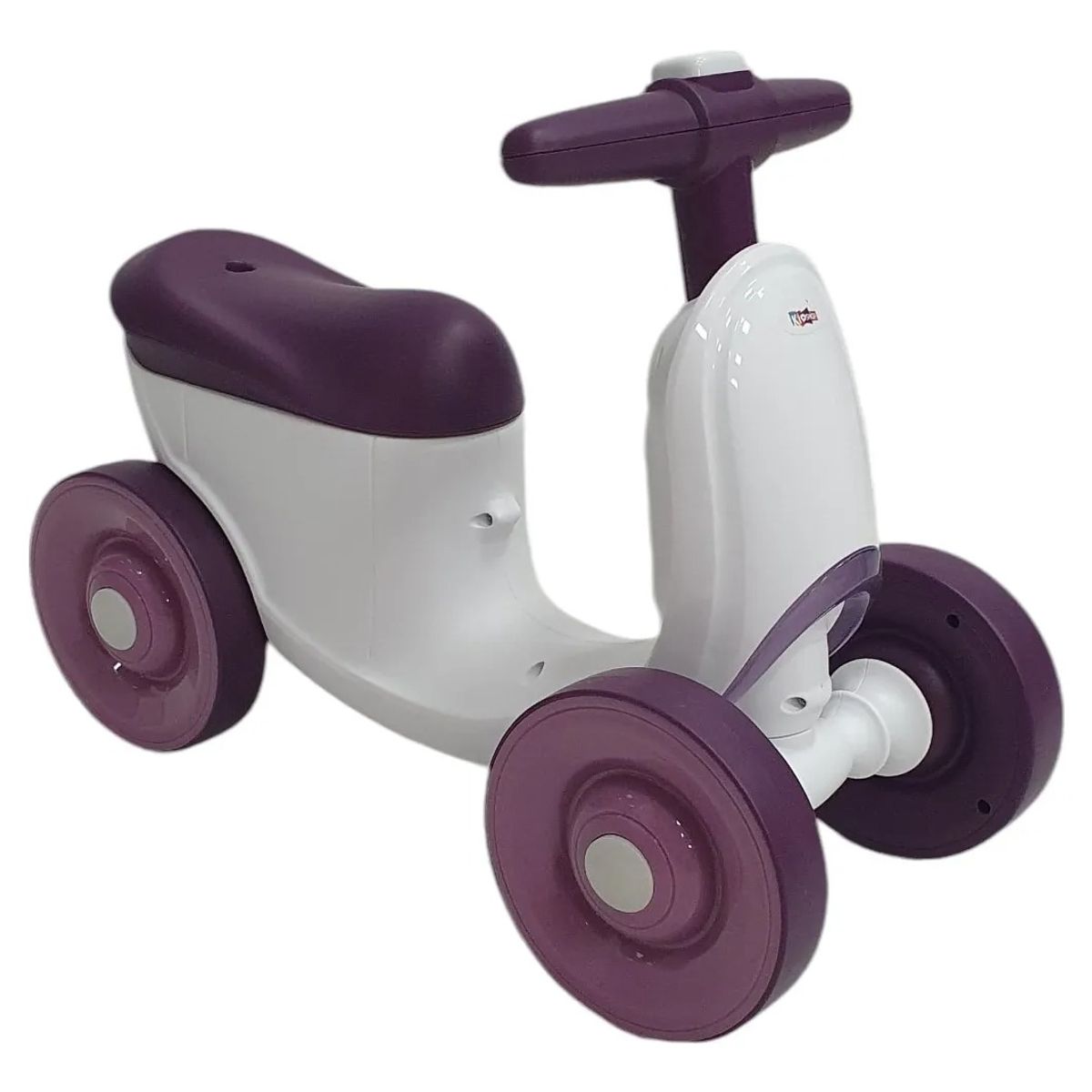 KIDSHOP - Carrito Impulso De Bebe Luces Y Sonido 6031 Morado-Blanco