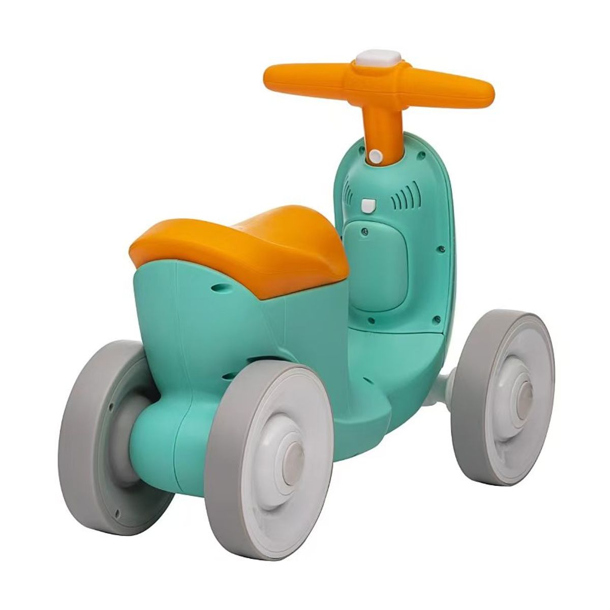 KIDSHOP - Carrito Impulso De Bebe Luces Y Sonido 6031 Rosado-Blanco