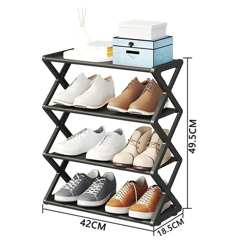 GENERICO - Zapatero en Forma de X Para el Hogar Armario de Zapatos