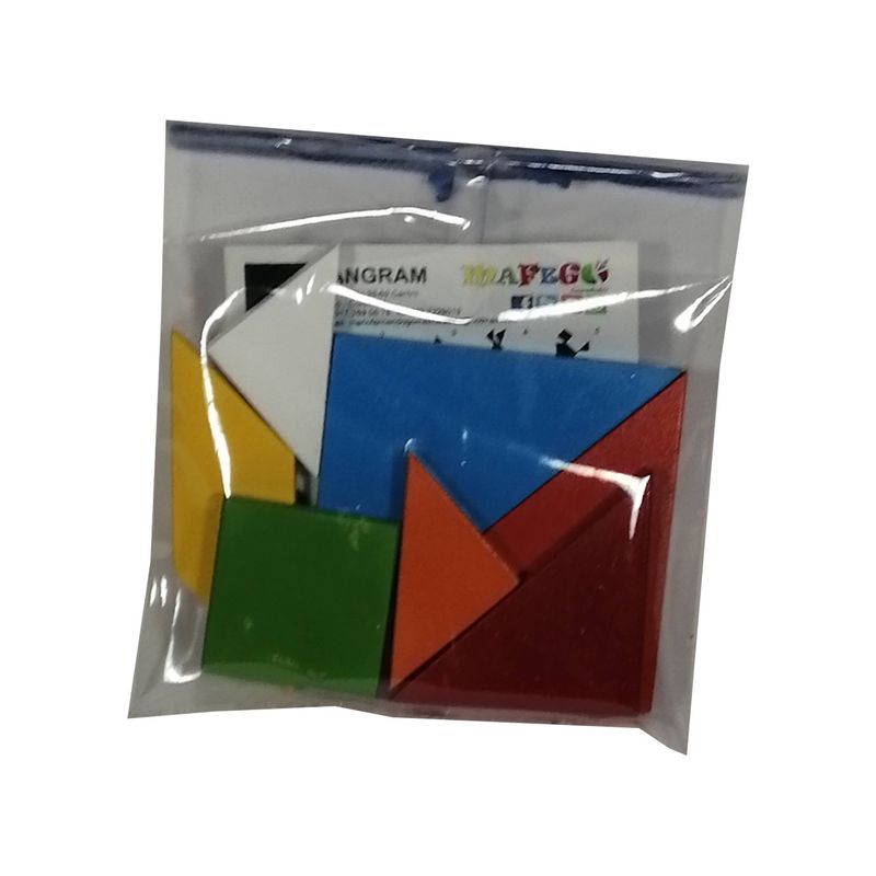 MAFEGO - Tangram En Bolsa Material Didáctico Marca Mafego