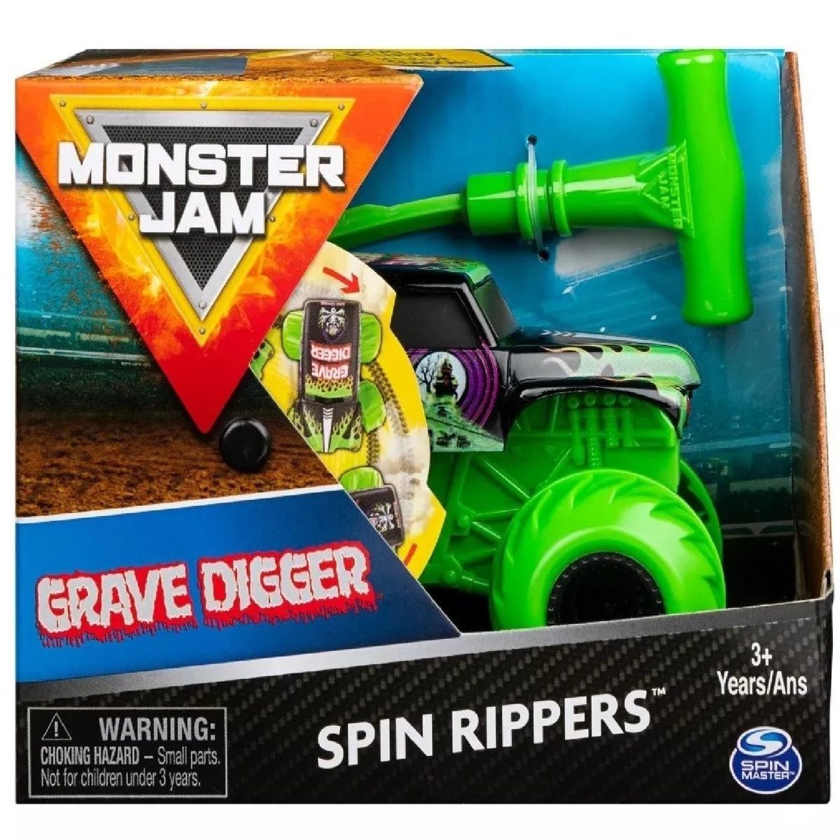 SPIN MASTER - Monster Jam Camión Interactivo Grave Digger