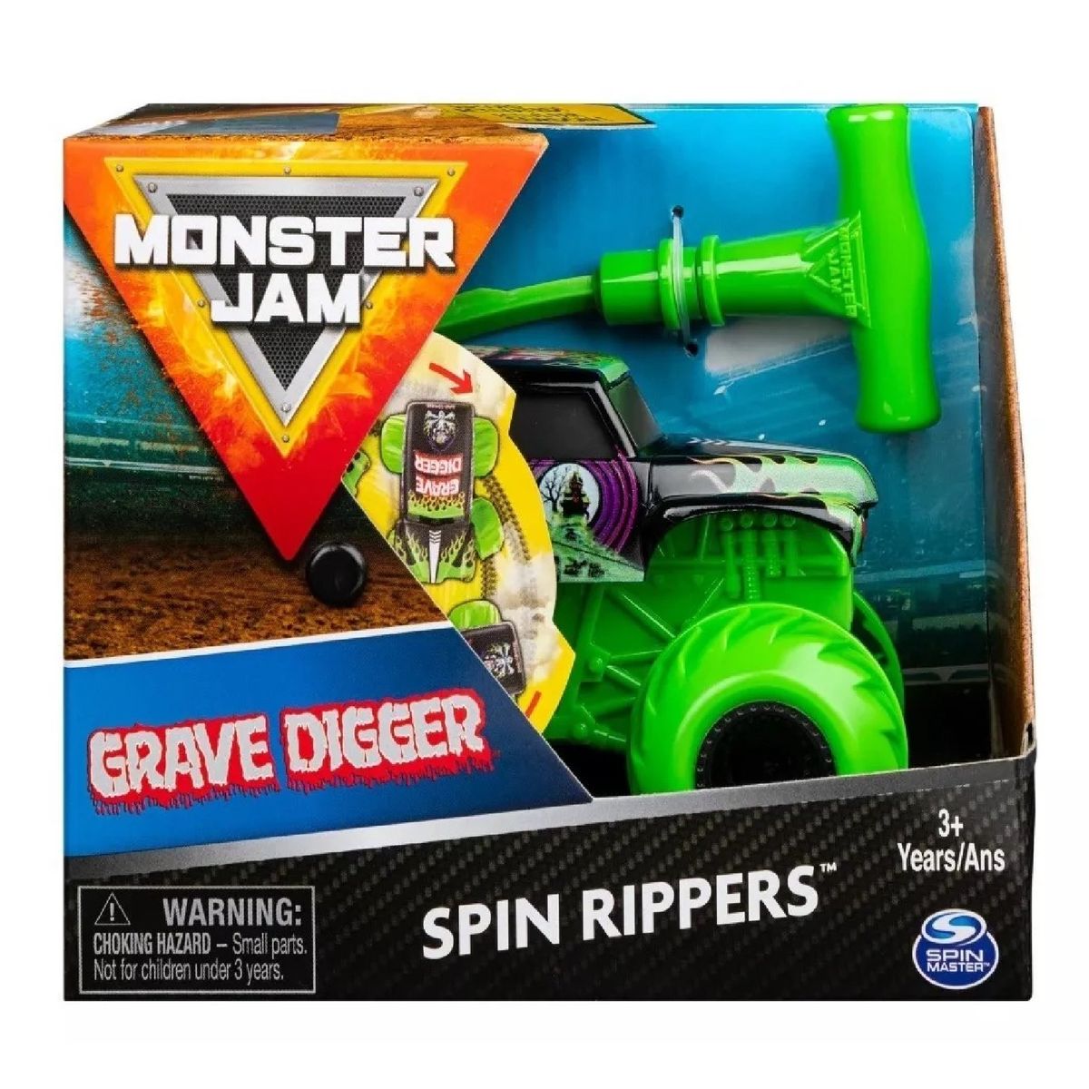 SPIN MASTER - Monster Jam Camión Interactivo Grave Digger
