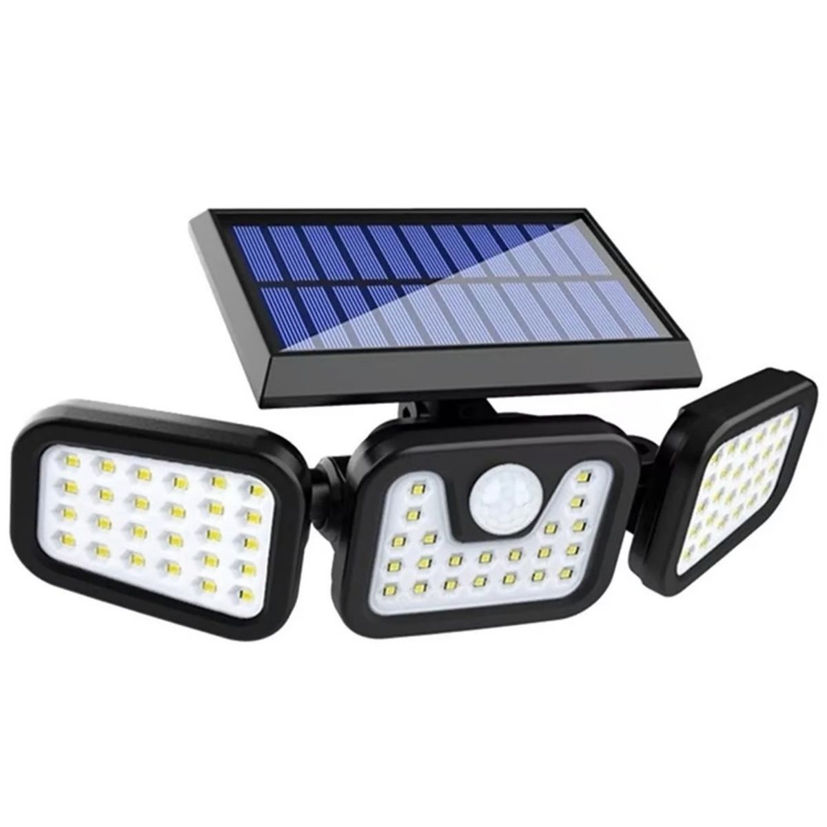 ONE PIXEL - Lampara Solar LED Exterior 3 Luces Sensor Movimiento