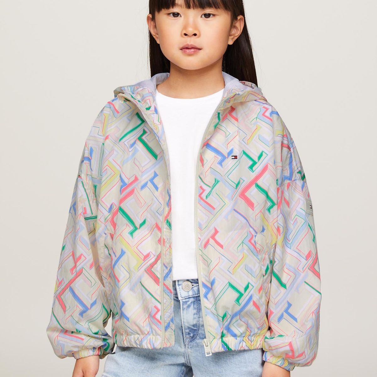 TOMMY HILFIGER - Chaqueta Niña Con Estampado Del Monogram Th Tommy Hilfiger
