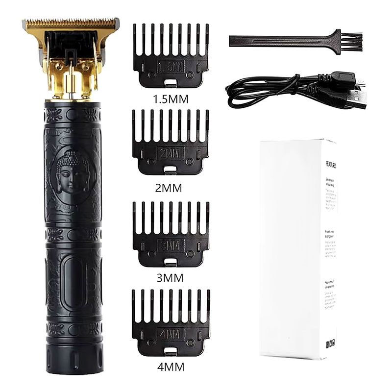 GENERICO - Maquina Patillera Recargable Afeitar Barbera Buda Peluquera Inalambric