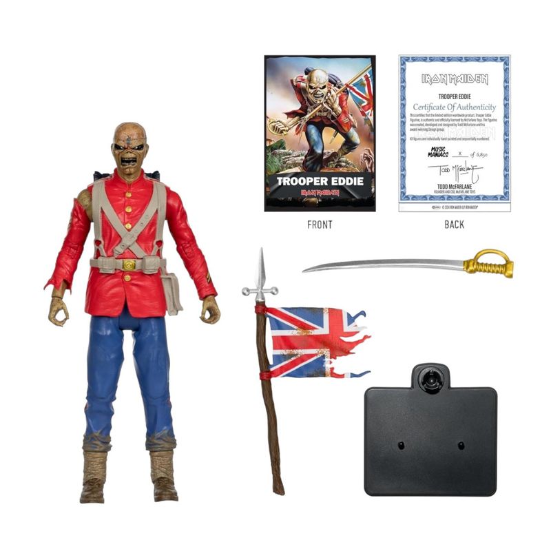 MUSIC - Trooper Eddie Figura Iron Maiden Music Maniacs Mcfarlane 16c