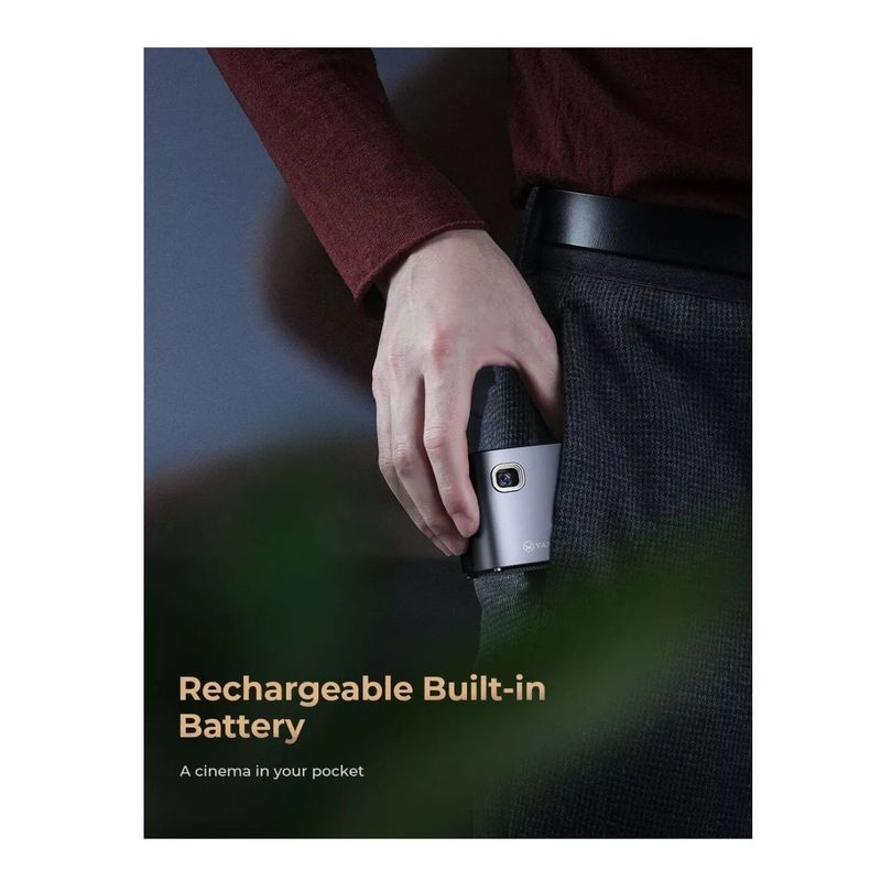 GENERICO - Proyector Recargable Video Beam Android HD portatil