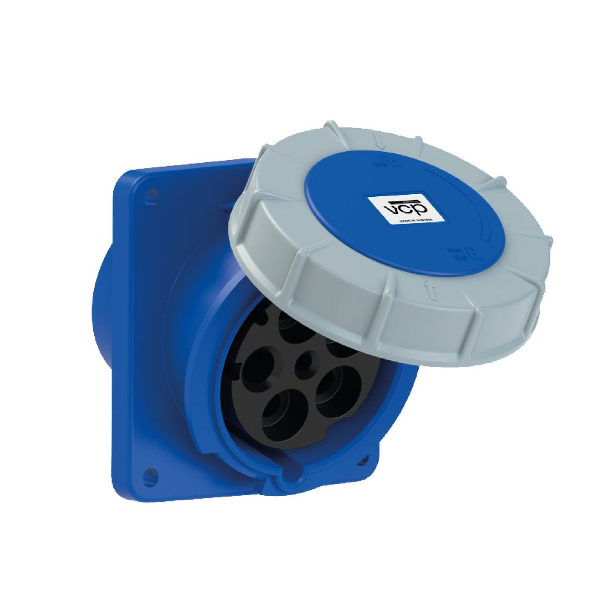 VCP - Toma Incrustar 220V 3P+N+T IP67 Azul 125A VCP TIN125/4455-9