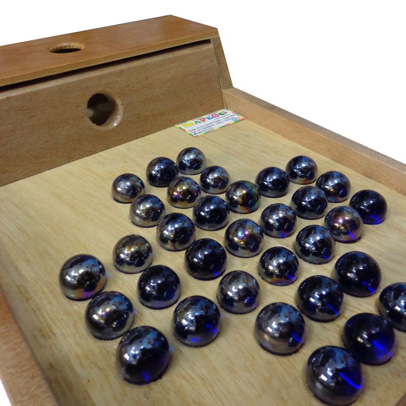 MAFEGO - Juego de mesa Senku Solitario Cuadrado Mafego