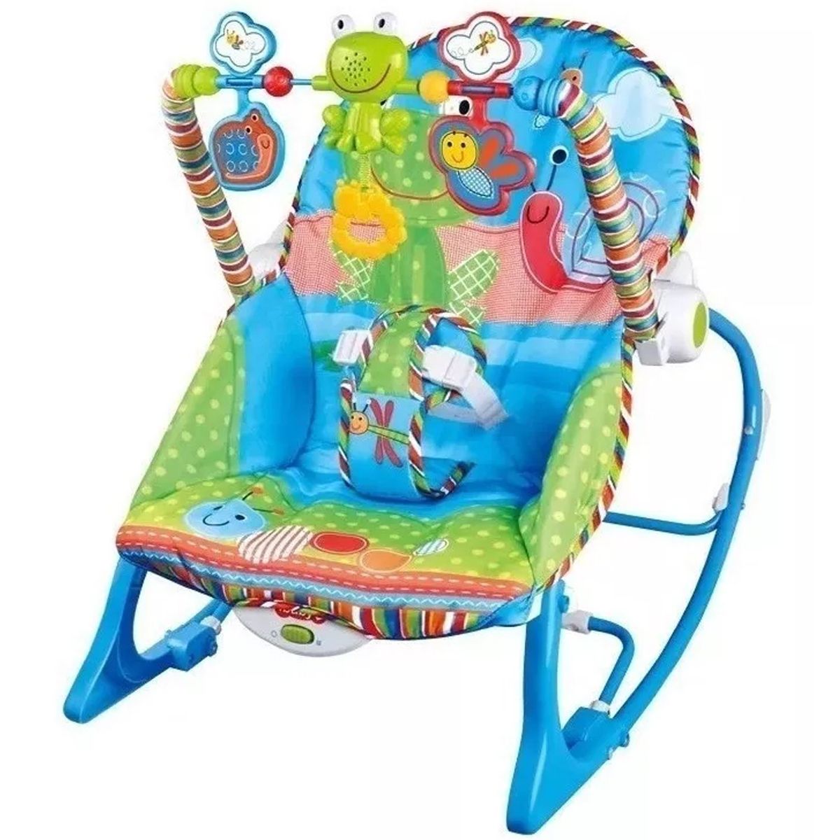 ONE PIXEL - Silla Mecedora Vibradora Antireflujo Y Musical Para Bebe