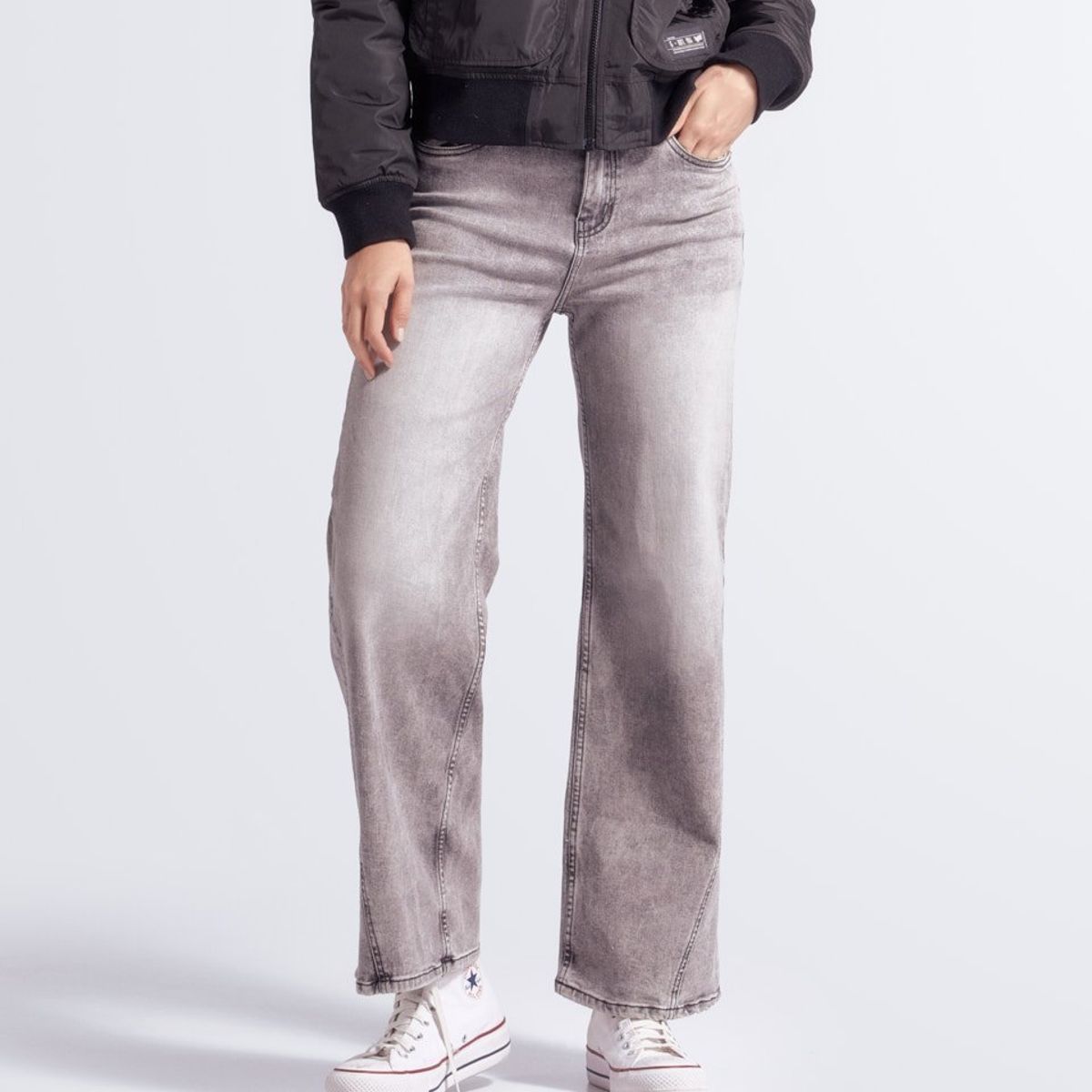 GAS EVOLUTION JEANS - Jean Para Mujer Wide Leg Gas