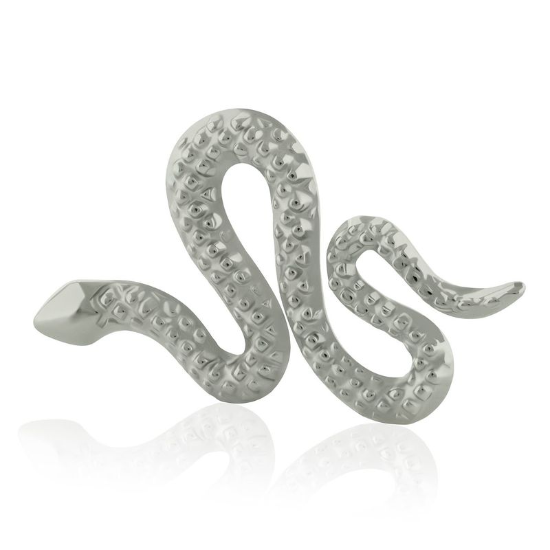 AGHA JEWELRY - Titanio Arete Piercing Serpiente para Lóbulo